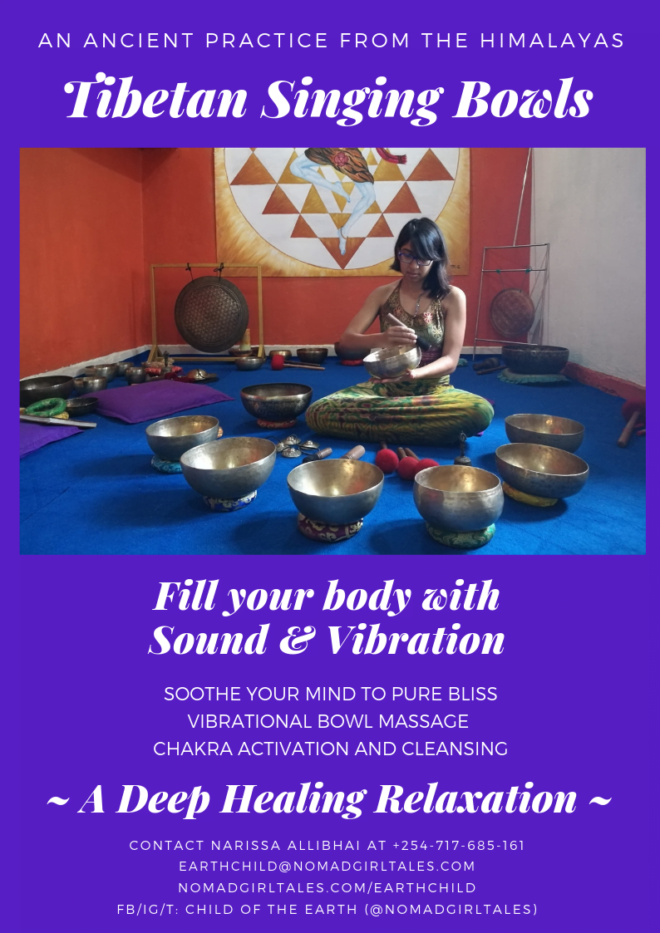 Sound Healing Session Personal in-depth Sound Healing sessions to heal body and mind. The sound healing sessions feature the following : Confidential consultation Spiritual chakra work Binaural wave deep relaxation and meditation Vibrational massage therapy Aromatherapy with essential oils African flower essence tea Sound bath Energetic healing