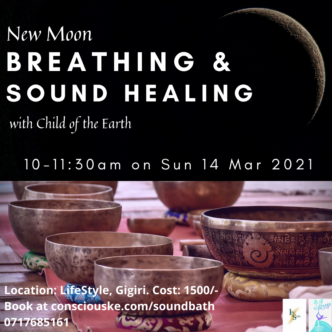 new moon breathing sound healing