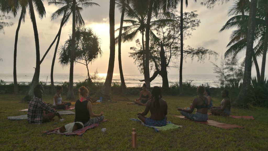 sunrise yoga conscious kenya healers retreat