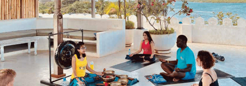 lamu yoga festival kenya international narissa earthchild sound healing poster